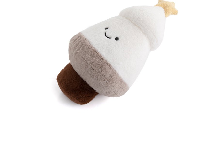 Snowy Christmas Tree & Star Plush Toy