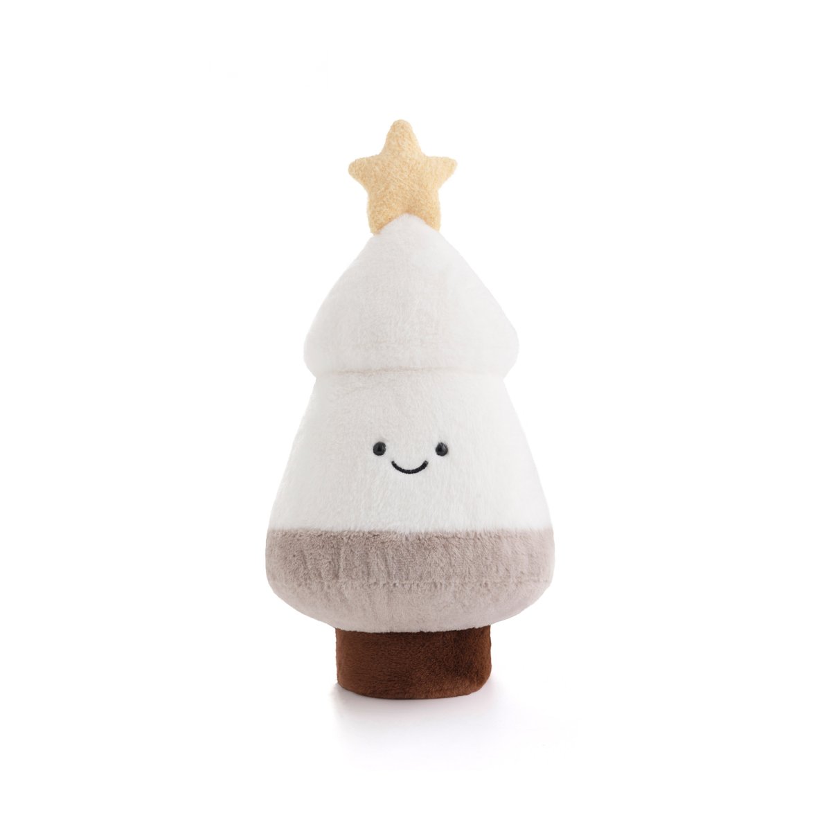 Snowy Christmas Tree & Star Plush Toy