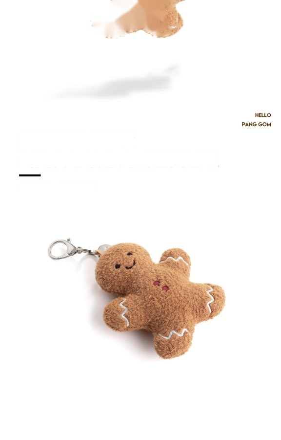Gingerbread Man Plush Charm