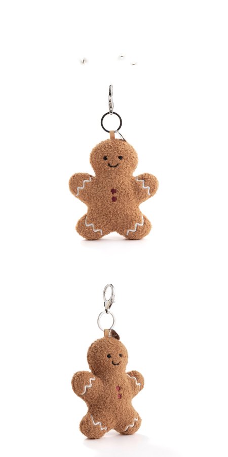 Gingerbread Man Plush Charm
