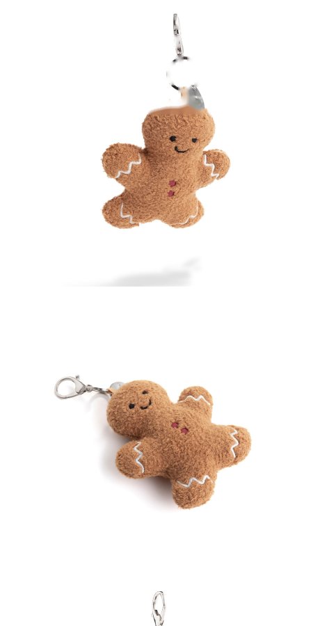Gingerbread Man Plush Charm