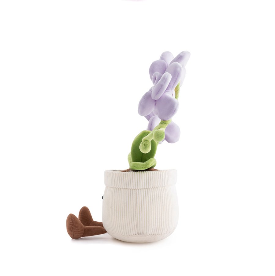 Purple Phalaenopsis Orchid Pot Plush