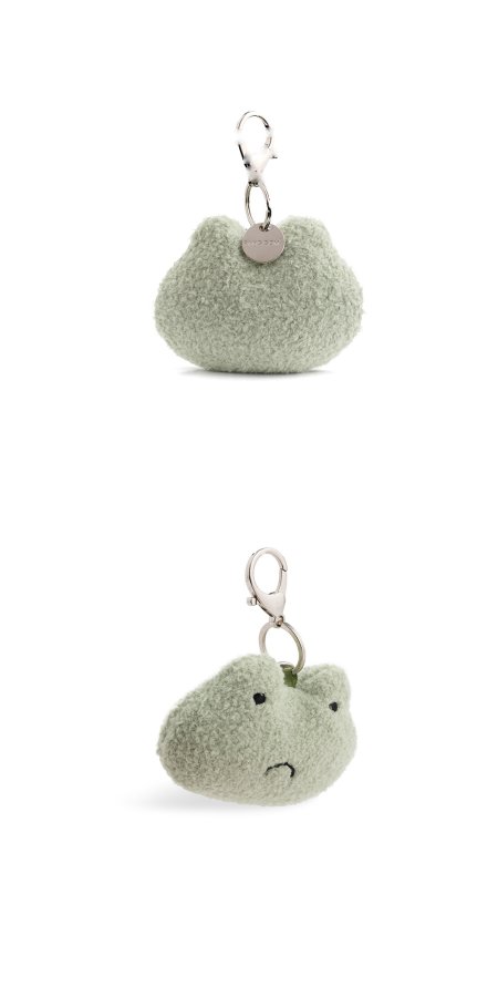 Grumpy Frog Plush Charm