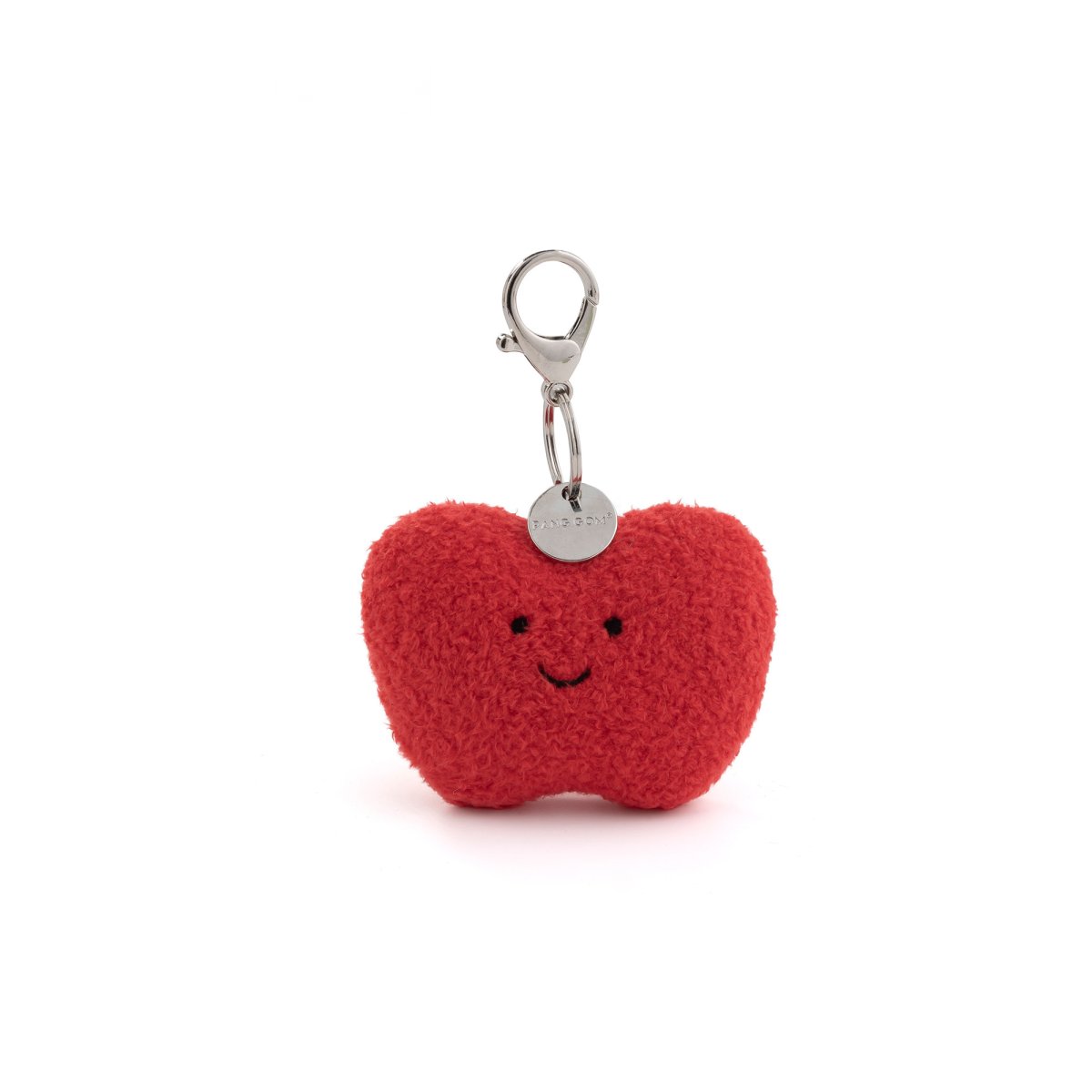 Heart Apple Plush Charm