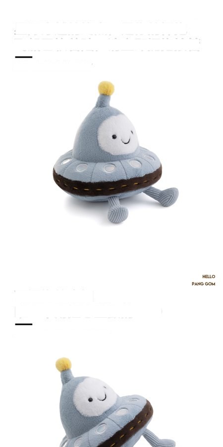 Bubble UFO Plush Toy