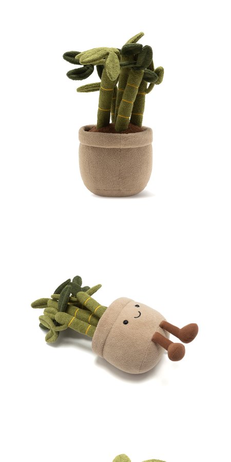 Lucky Bamboo Pot Plush
