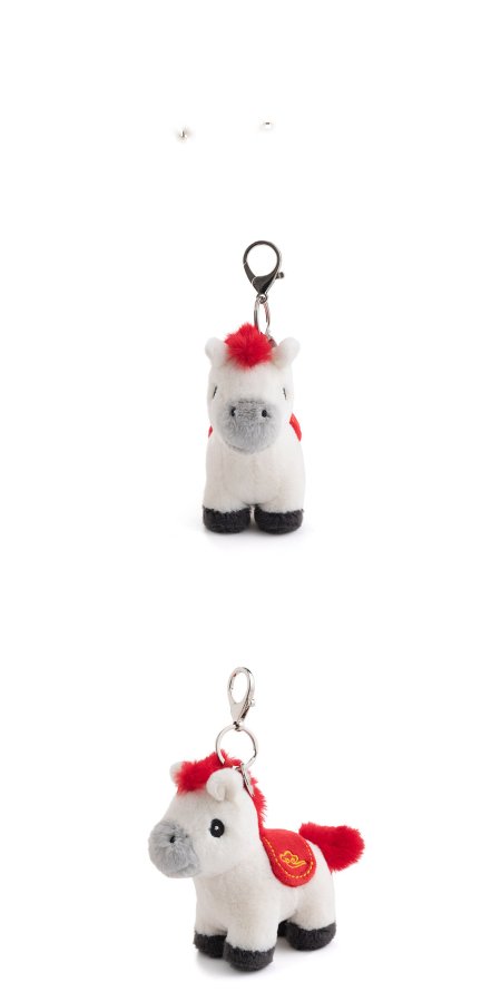 Little Red Horse Plush Charm
