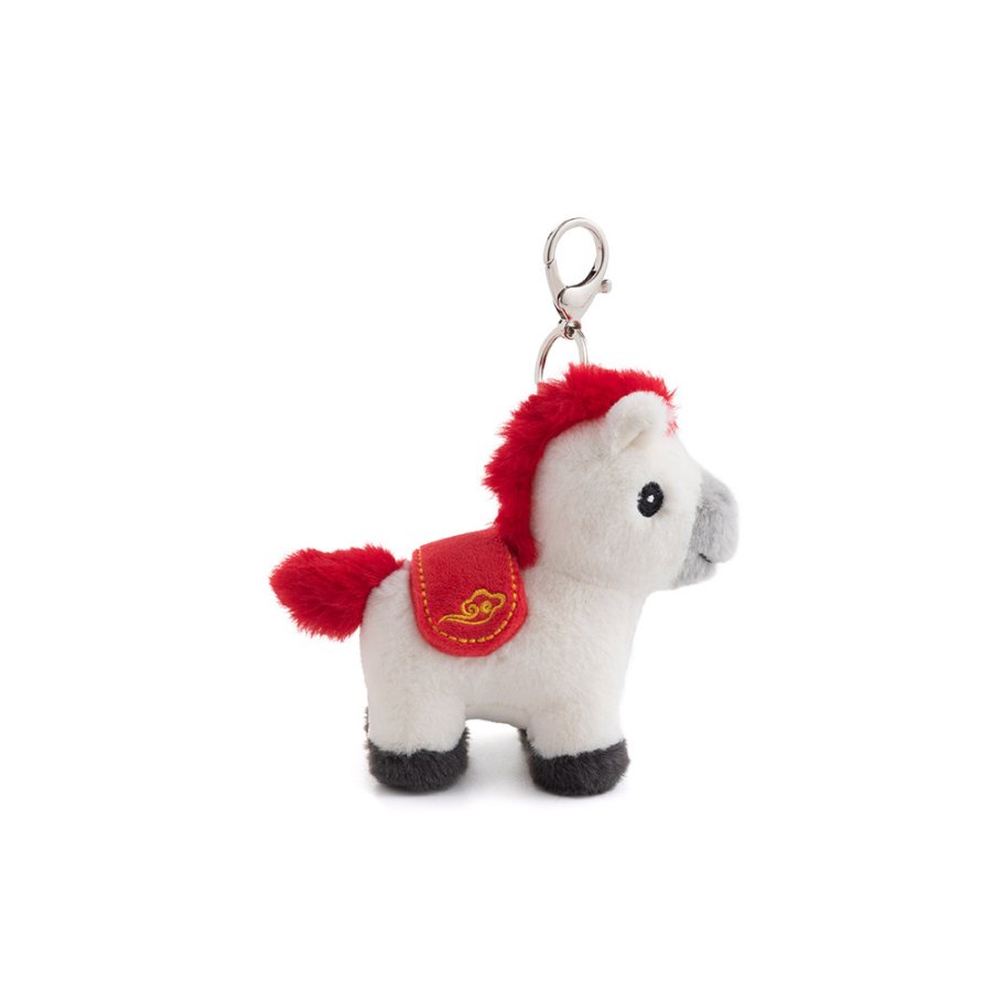 Little Red Horse Plush Charm