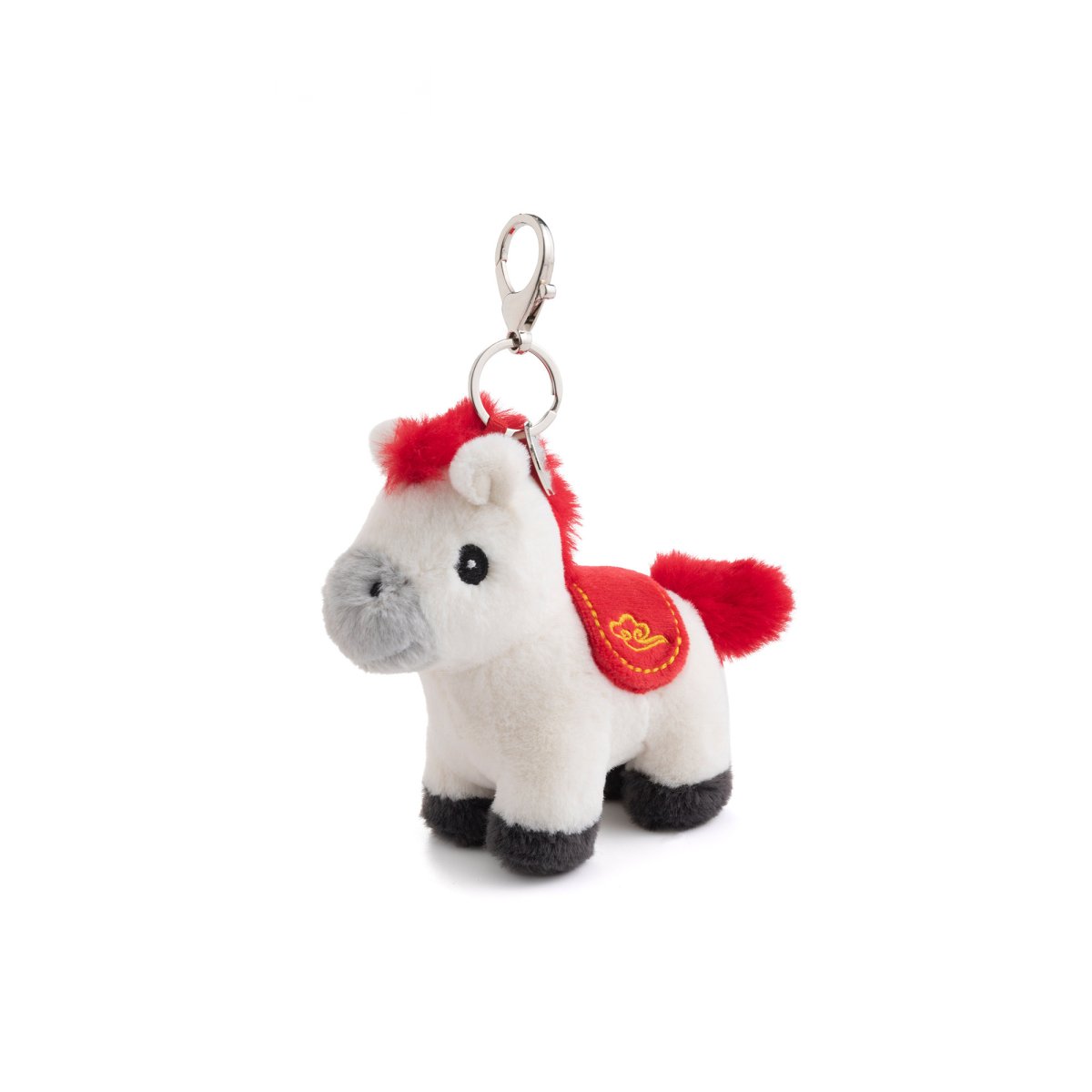 Little Red Horse Plush Charm