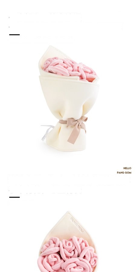 Handheld Rose Bouquet Plush