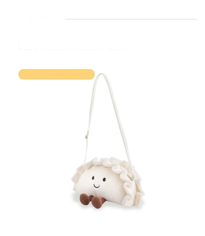 Dumpling Plush Crossbody Phone Bag