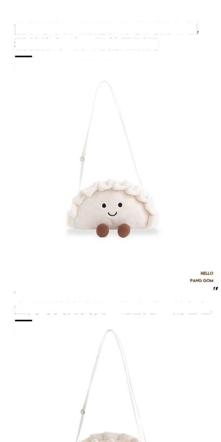 Dumpling Plush Crossbody Phone Bag