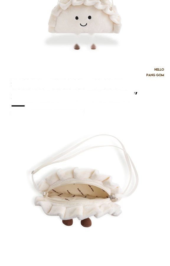 Dumpling Plush Crossbody Phone Bag