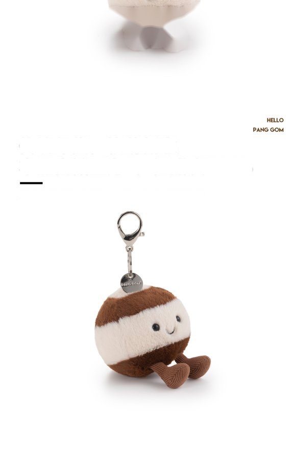 Happy Chestnut Plush Charm