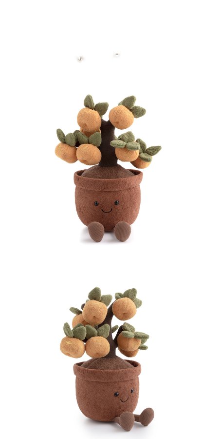 Lucky Orange Tree Pot Plush