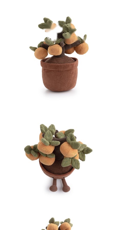 Lucky Orange Tree Pot Plush