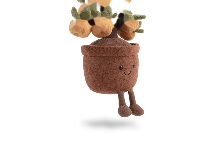 Lucky Orange Tree Pot Plush