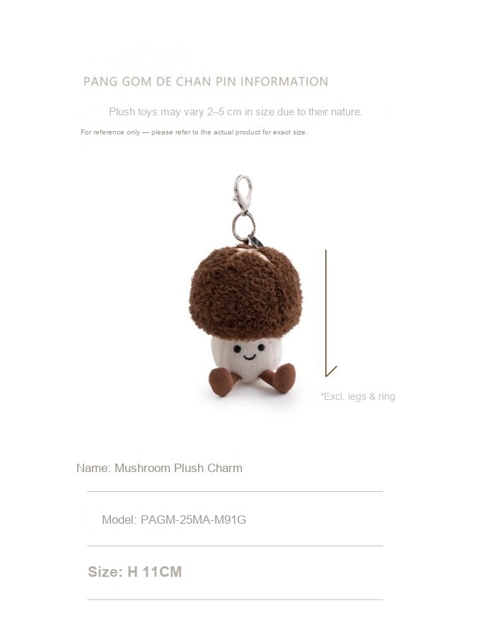 Mushroom Plush Charm