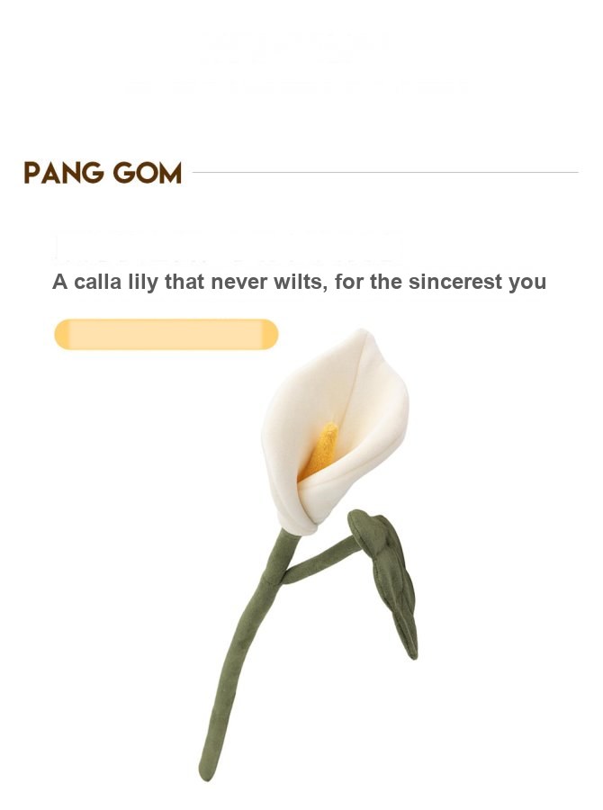 White Calla Lily Plush