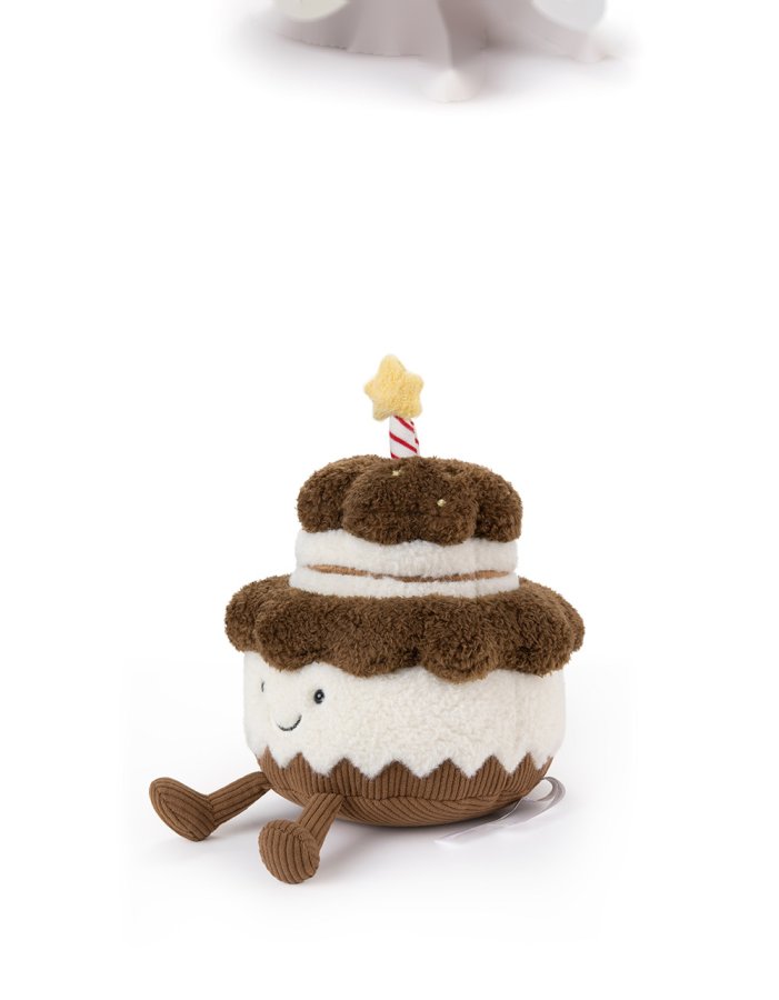 Smiley Cocoa Cake Plush Toy