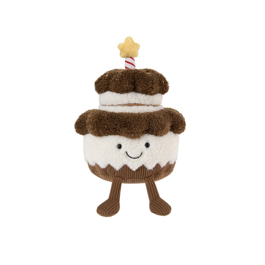 Smiley Cocoa Cake Plush Toy