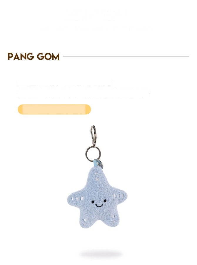 Blue Starfish Plush Charm