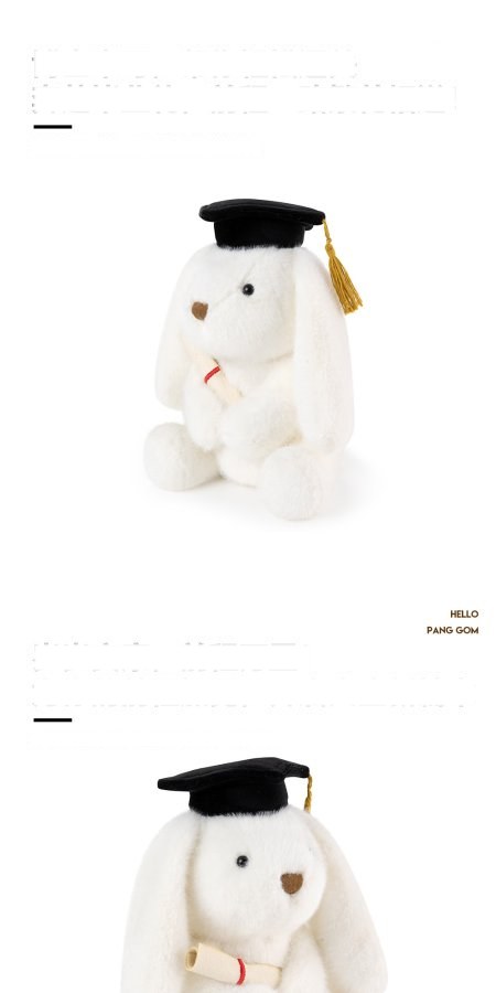 Graduation Miko Bunny Plush Toy