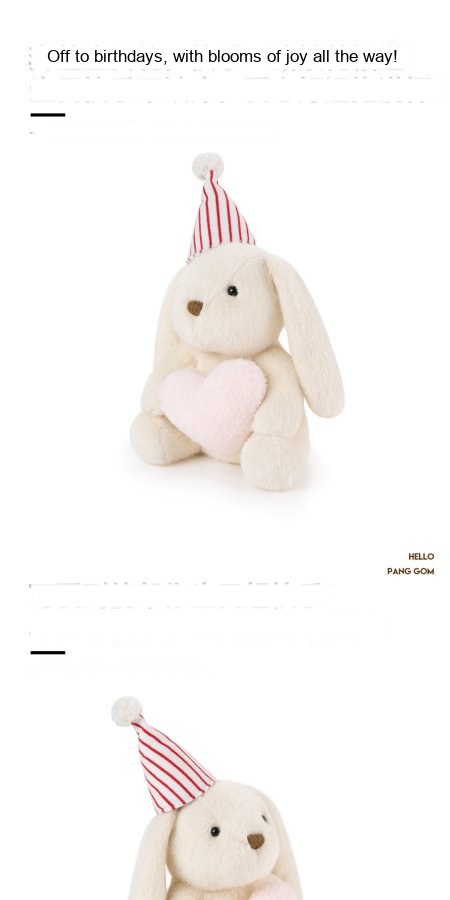 Birthday Miko Bunny Plush Toy