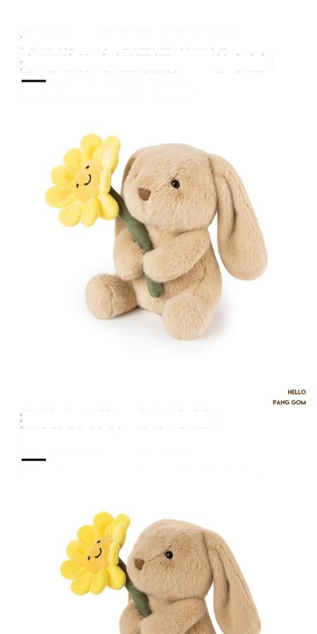 Sunflower Miko Bunny Plush