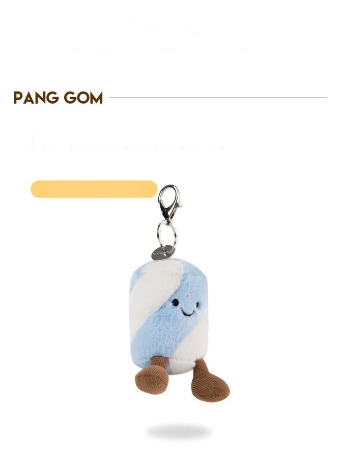 Marshmallow Plush Charm