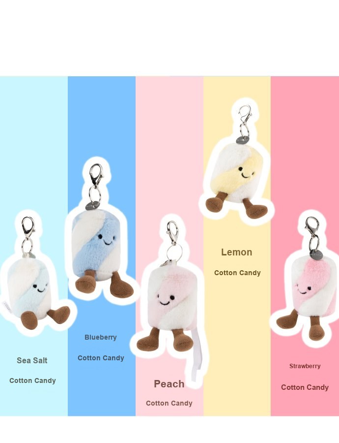 Marshmallow Plush Charm