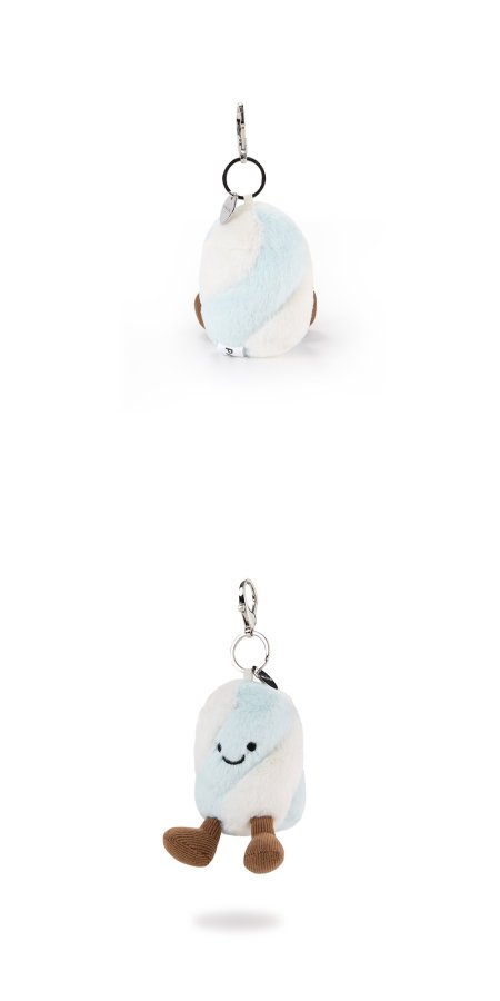 Marshmallow Plush Charm