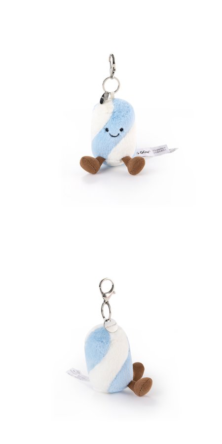 Marshmallow Plush Charm