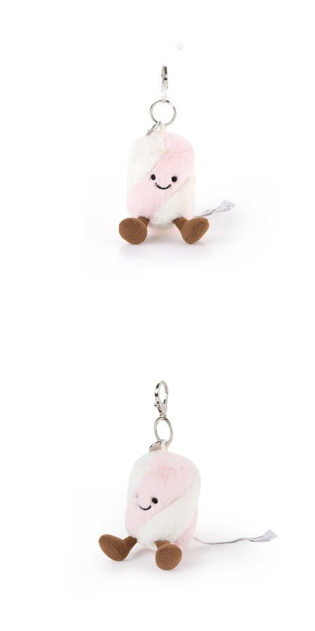 Marshmallow Plush Charm