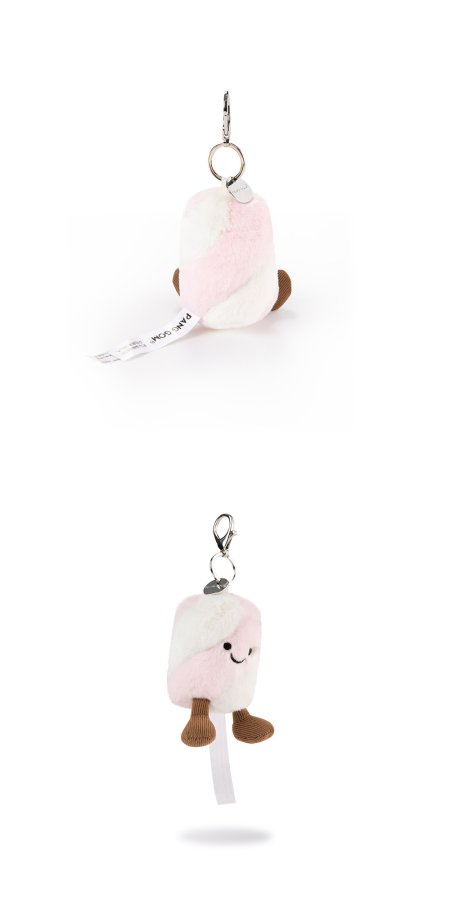 Marshmallow Plush Charm