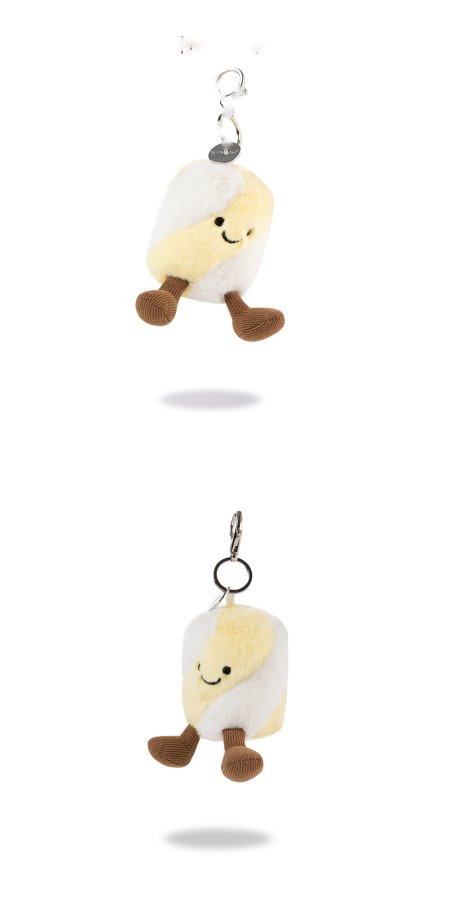 Marshmallow Plush Charm