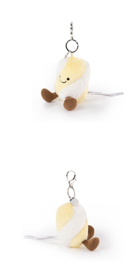 Marshmallow Plush Charm