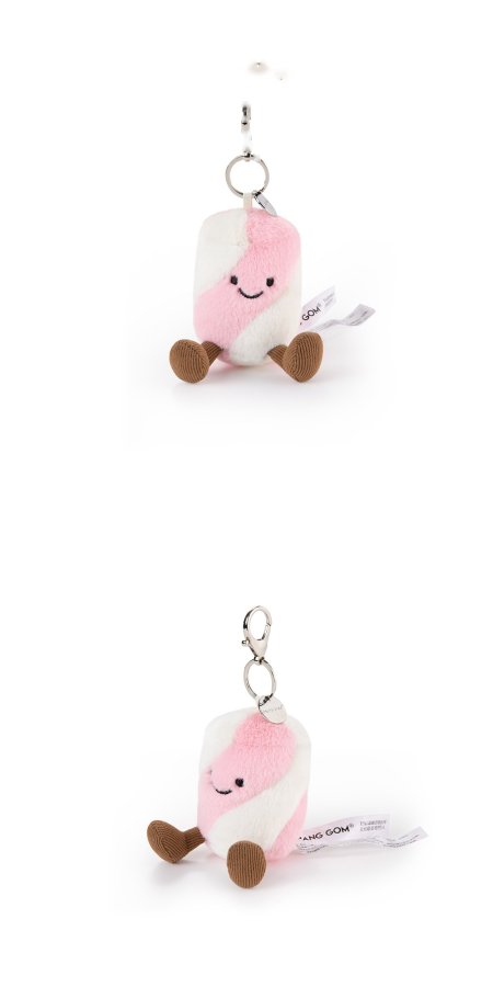 Marshmallow Plush Charm
