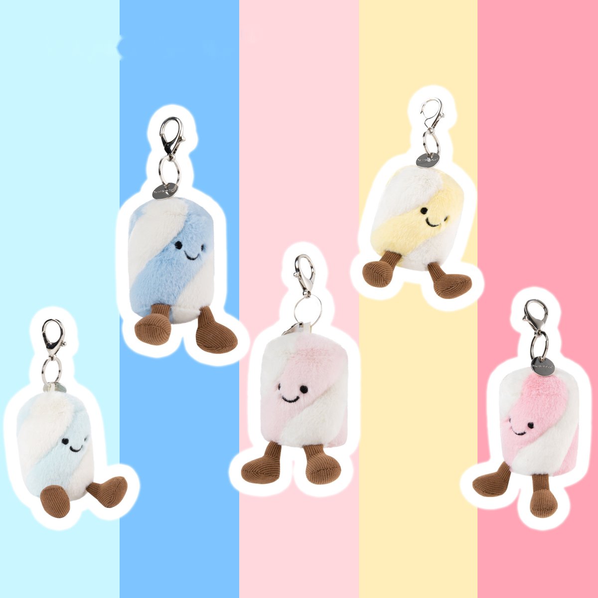 Marshmallow Plush Charm