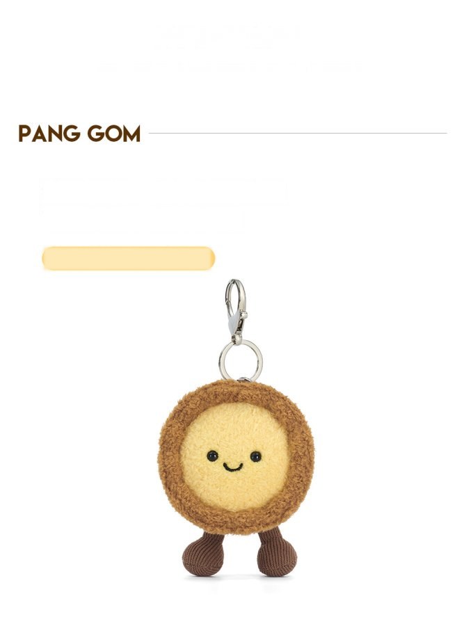 Egg Tart Plush Charm