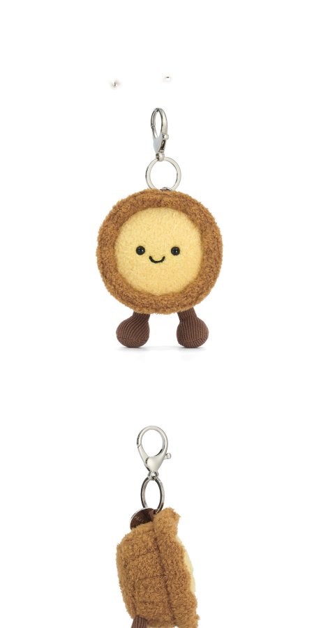 Egg Tart Plush Charm