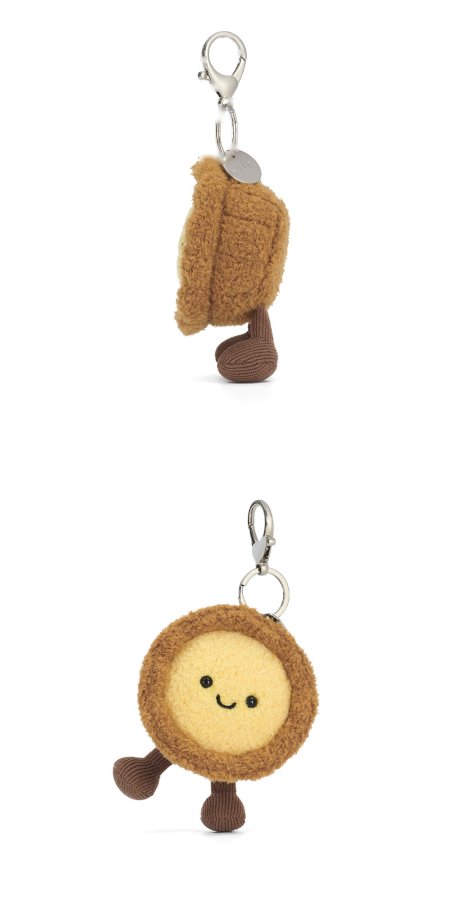 Egg Tart Plush Charm