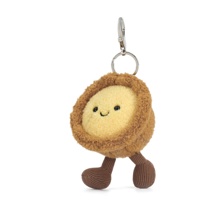 Egg Tart Plush Charm