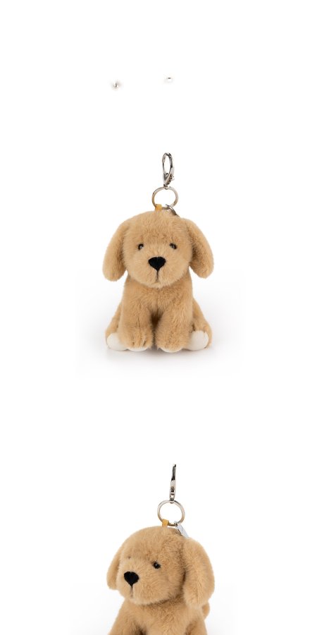 Golden Retriever Puppy Plush Charm