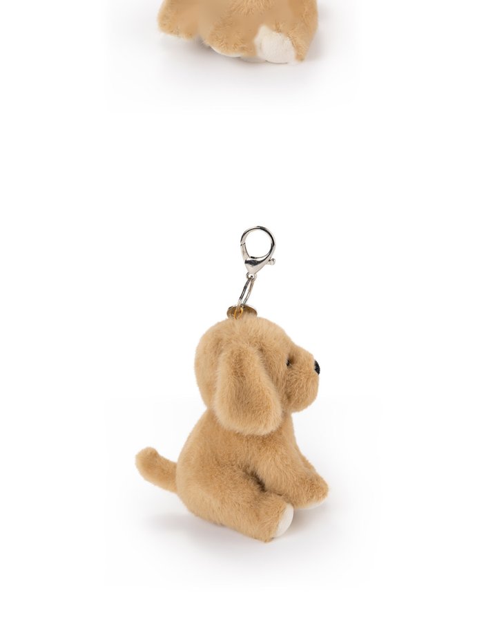 Golden Retriever Puppy Plush Charm