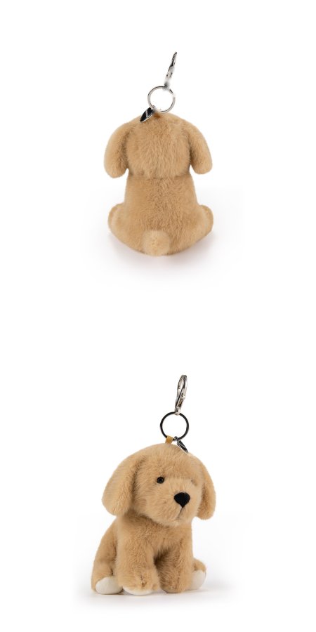 Golden Retriever Puppy Plush Charm