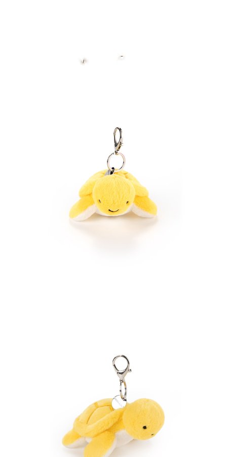 Golden Turtle Plush Charm