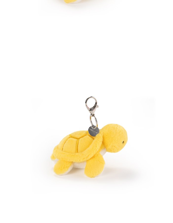 Golden Turtle Plush Charm