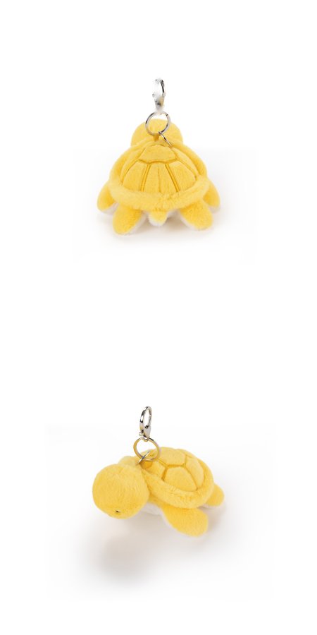 Golden Turtle Plush Charm
