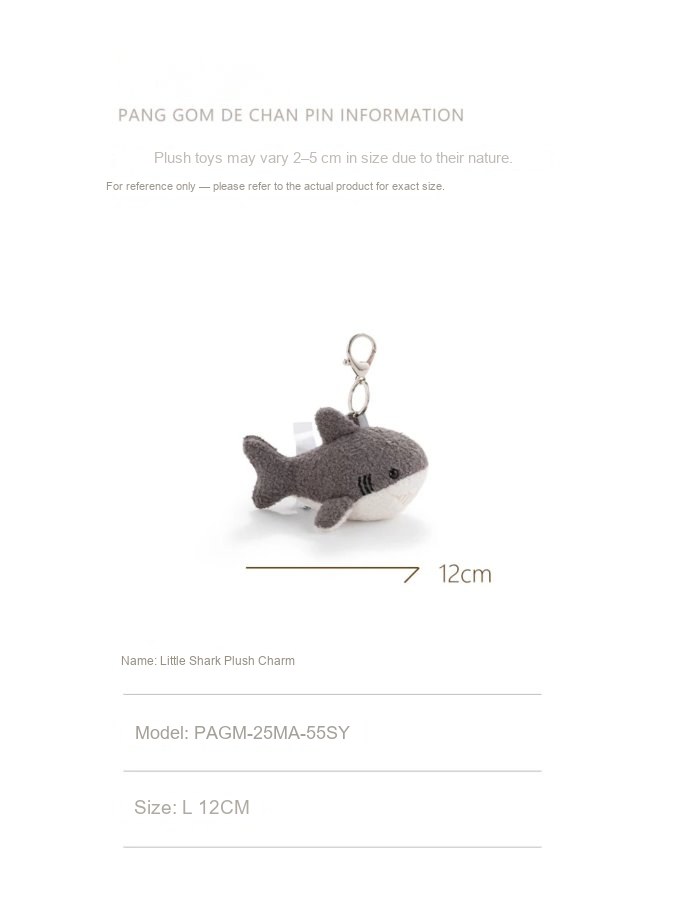 Little Shark Plush Charm